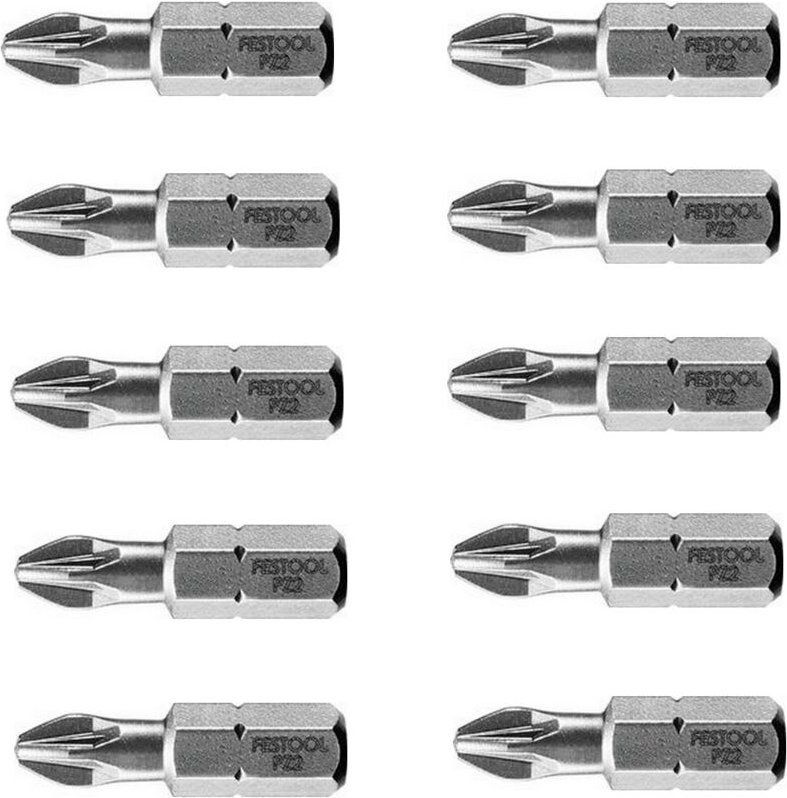 Bit Pozidriv pz 2 25mm 10 Stück Akkuschrauber 490482 - Festool