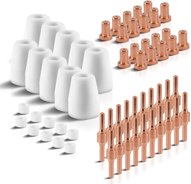 Stahlwerk - Verschleißteile Set 60 Teile für Plasmaschneider PT-31 Plasmazubehör