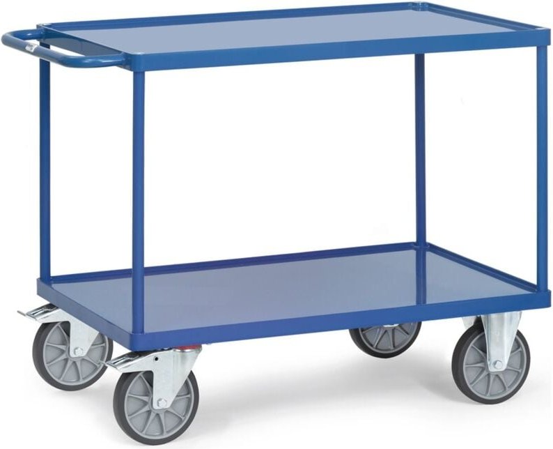 Tischwagen - Stahlblech-Wannen, Ladefläche 1.000 x 600 mm - Fetra