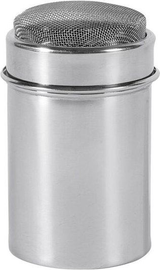 Puderzuckerstreuer 10cm Edelstahl