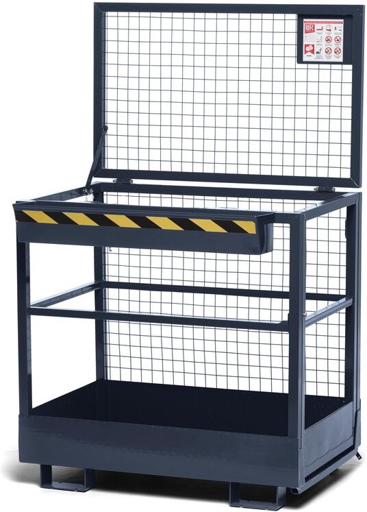 RR Industrietechnik Arbeitskorb Typ RAK 1200x800x1910mm RAL 7016 Anthrazitgrau