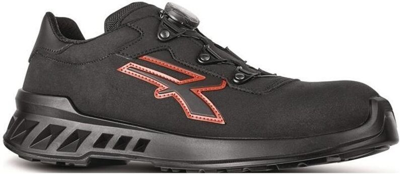 Thumbnail - Sicherheitshalbschuhe caesar S3 src ci esd - Schwarz/Rot 42