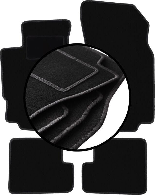 Komplettset Veloursmatten für: Peugeot 406 Coupé (1995-2004)