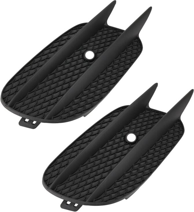 Tlily - 2X Auto Front StoßStange Nebelscheinwerfer Grill KüHlergrill Abdeckung für e W213 E200 E260 16-20 A2138856800 A2...