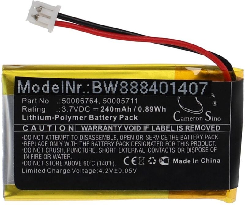 Vhbw - Akku Ersatz für Mitel 50005711, 50006764 für schnurlos Festnetz Telefon (240mAh, 3,7V, Li-Polymer)