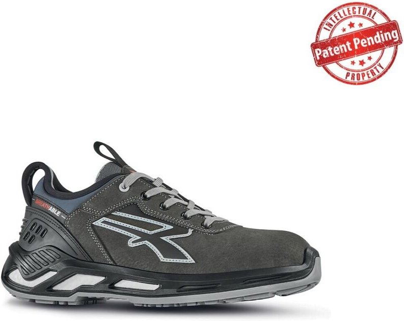 Sicherheitsschuhe niedrig BYRON ESD S3 CI SRC - Grau/Schwarz 35