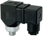 Thumbnail - Druckschalter, Wechselkont. drehbar, Stahl ver., g 1/8, 10-70 bar - Riegler