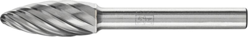 PFERD TOOLS Hartmetall Hochleistungsfrässtift INOX Flamme B Ø 10x25 mm Schaft-Ø 6 mm für Edelstahl