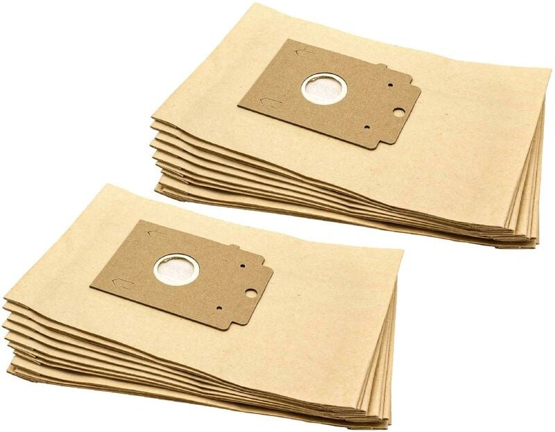 20x Staubsaugerbeutel kompatibel mit Lloyds 922/161 Staubsauger - Papier, 28cm x 17cm, Sandfarben - Vhbw