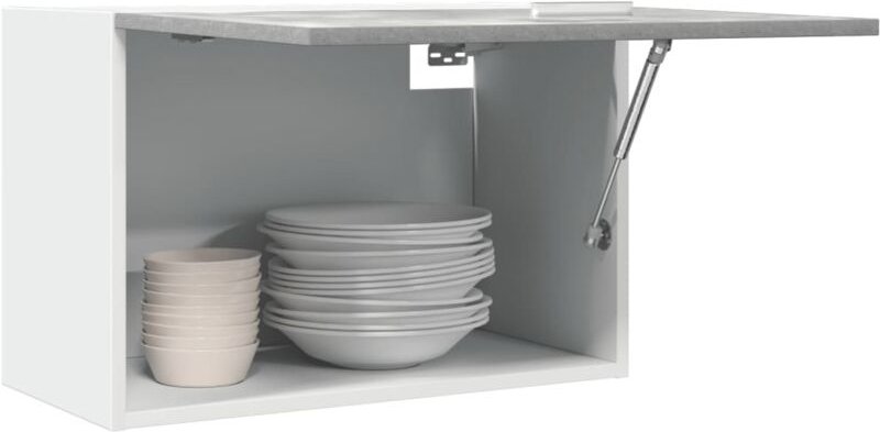 Hängeschrank Lyon Betongrau 60x31x40 cm Holzwerkstoff Vidaxl