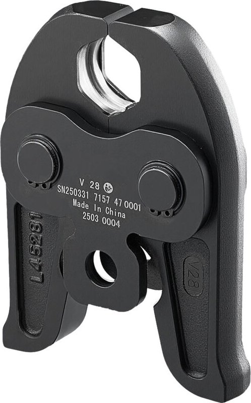 Mophorn 28-mm-Pressbacke für Edelstahlrohre Typ V, aus robustem zementiertem Stahl gefertigt, kompatibel mit Standard-El...