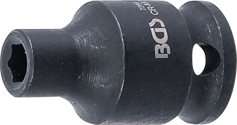 Kraft-Steckschlüssel-Einsatz Sechskant Antrieb Innenvierkant 6,3 mm (1/4") SW 4 mm