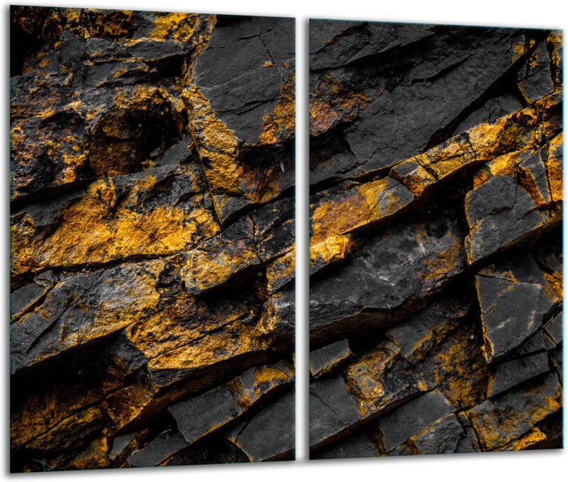 Glashakkungsbrett 2x 30x52 Gold