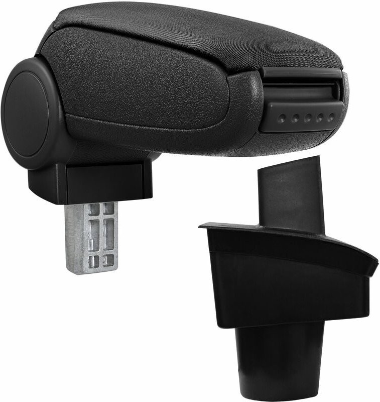 Pro.tec - Mittelarmlehne vw Passat B6 3C mit Staufach Textil Schwarz