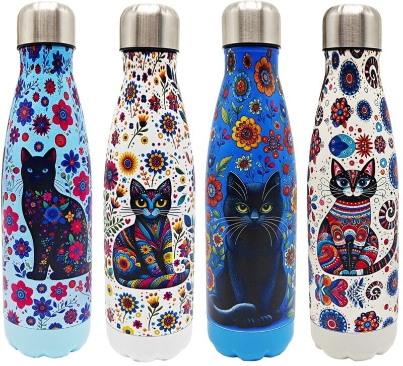 Signes Grimalt - Katzenflasche mit 4 Diffusoren aus Edelstahl für Katzenliebhaber und Heimdekoration bei Amazon