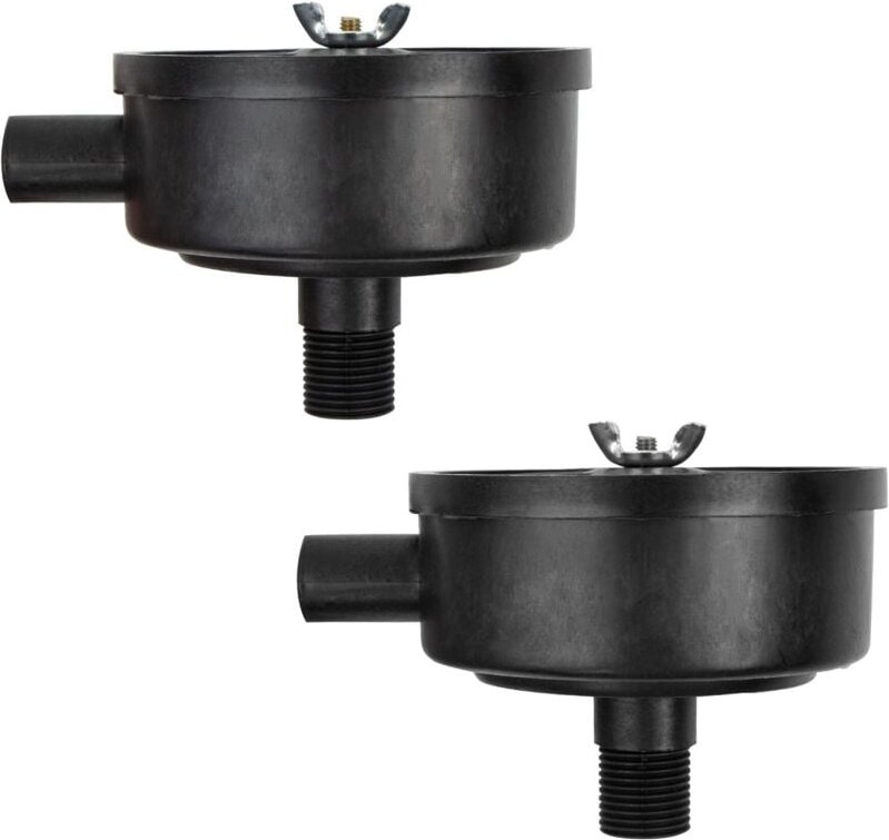 Zubehör für Luftkompressor-Schalldämpfer, 1/2 Zoll 20 mm Außengewinde, Kunststoffgehäuse, Luftkompressor-Schalldämpferfi...