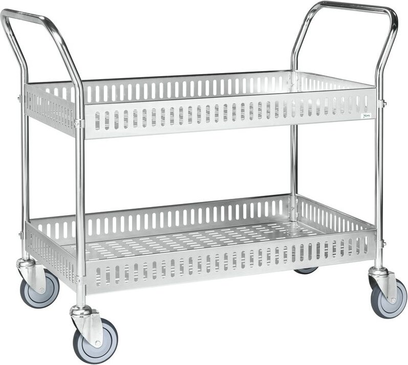 Kongamek Tischwagen mit Rand 1130x550x940mm Ladefläche verzinkt