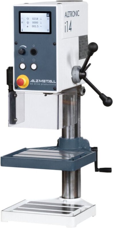 Tischbohrmaschine alztronic i14 mm mit Drehzahleingabe - Alzmetall
