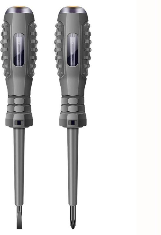 Tlily - 2Pcs Digital Spannung Tester Stift ac Nicht-Kontaktieren Induktion Test Bleistift Voltmeter Power Detektor Elekt...