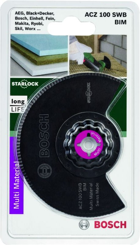 Bosch - bim Segmentwellenschliffmesser acz 100 swb Starlock 100 mm - 2609256976