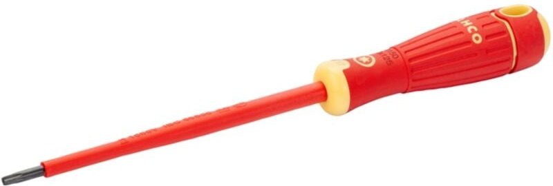 Bahco Nach VDE isolierter BahcoFit-TORX-Schraubendreher mit Mehrkomponentengriff, T15 x 125 mm
