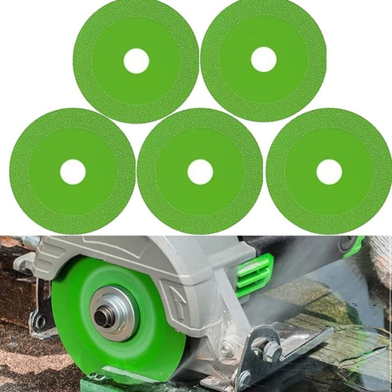 Diamanttrennscheibe 5 Stück 100mm x 15mm, Glastrennscheibe Trennscheibe