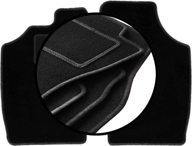 Komplettset Veloursmatten für: Daihatsu Cuore V Fließheck (1997-2003)