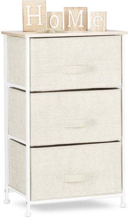 Beige shelving system