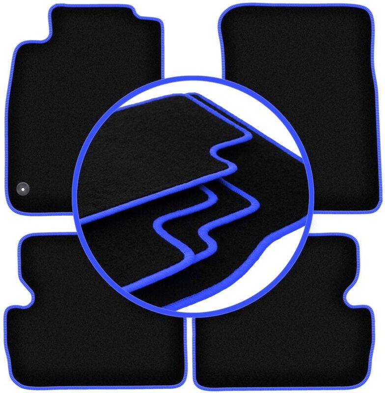 CARLUX-BLUE Autofußmatten für: Lexus IS II Limousine (2005-2013)