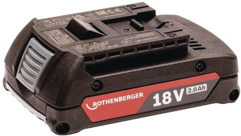 Rothenberger - Akku amp 18 v 2,0 Ah Li-Power Akku