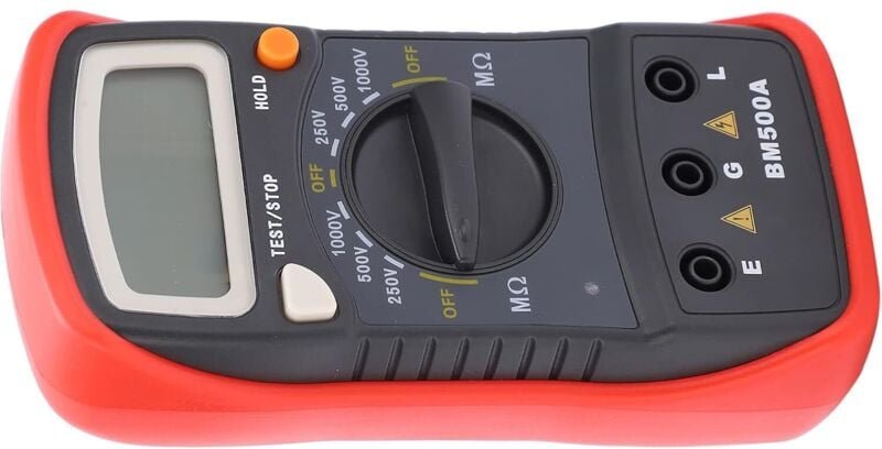 Digitalmultimeter Widerstandstester 1999 Ohm, LCD-Megohmmeter, Isolationstester BM500A 1000 V