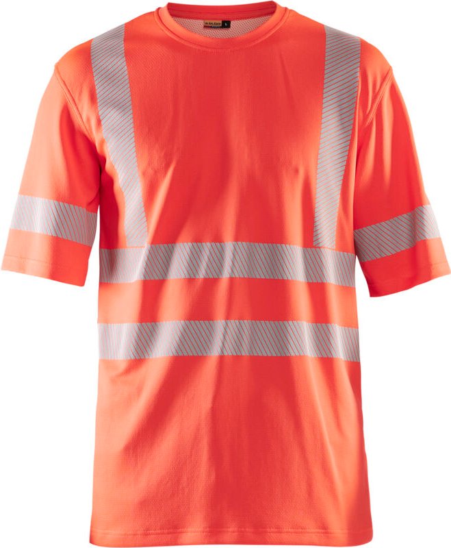 Hochsichtbares Arbeitst-Shirt 3522 - Rot L