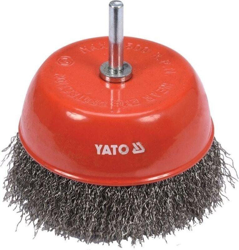 Frontbürste mit 100MM edelstahlschaft YT-47511 Yato
