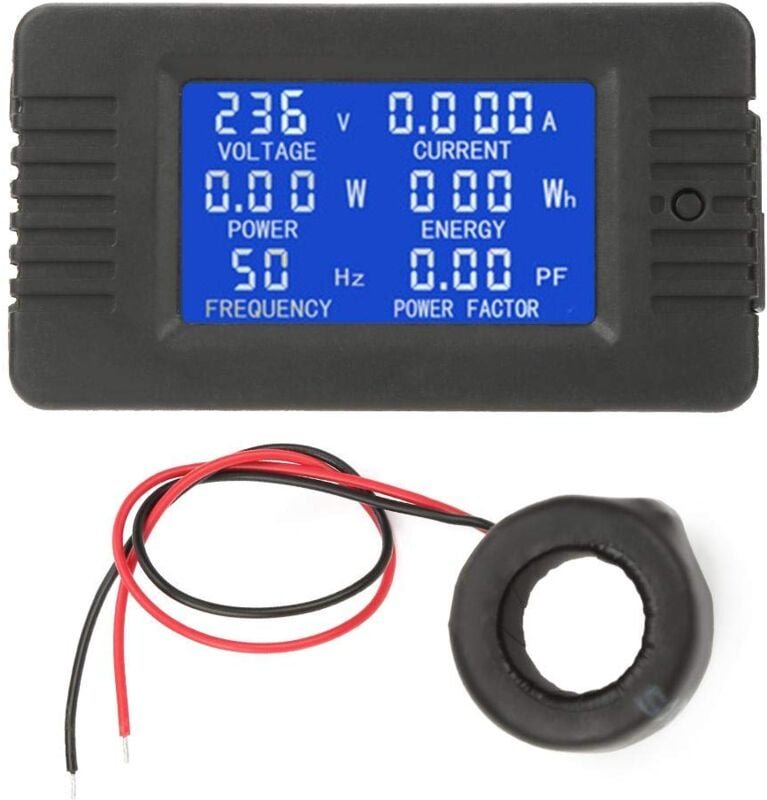 Zoternen - Spannungsmessgerät, peacefair PZEM-022 ac Digital-Messgerät Multifunktionstester Spannungsprüfer Stromstärke ...