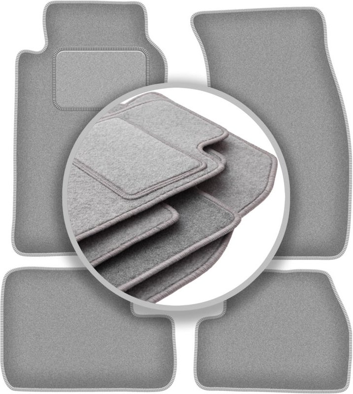Graue Autofußmatten für: Nissan 200SX Coupé (1988-2003)