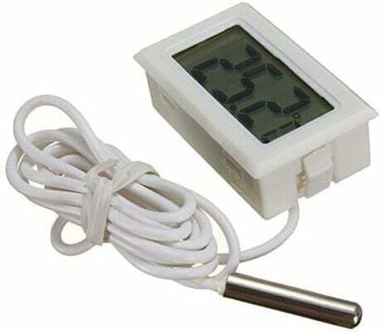 Lablanc - Digitales LCD-Thermometer, Temperaturüberwachung mit externer Sonde für Kühlschrank, Gefrierschrank, Kühlschra...