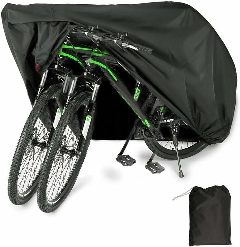 Thumbnail - Ahlsen - Fahrradabdeckung, hochwertige wasserdichte Fahrradabdeckung aus Oxford-Polyester, geeignet für Fahrräder und Mo...