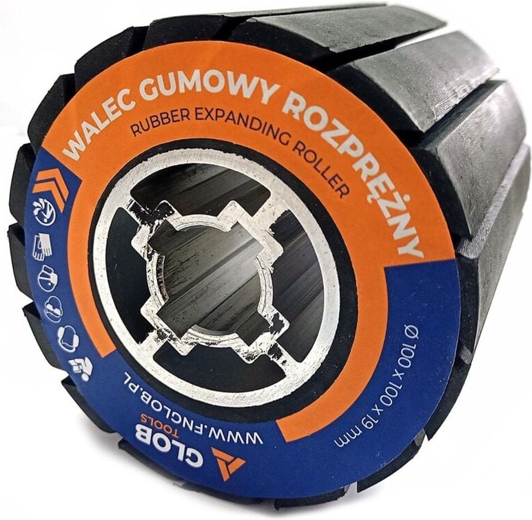 Glob Tools Gummi-Expansionswalze 90 x 100 x 19 mm Poliermaschine