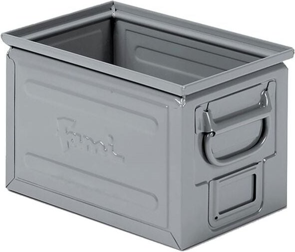 Stahlkasten mm B=300T=200H=200 Gr.272-3 Grau Ral7000