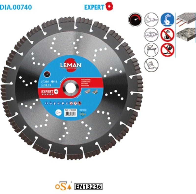 Diamantbohrklinge für Stahlbeton Expert + ø 350 Bohrung 25,4 Stärke 3,2 mm
