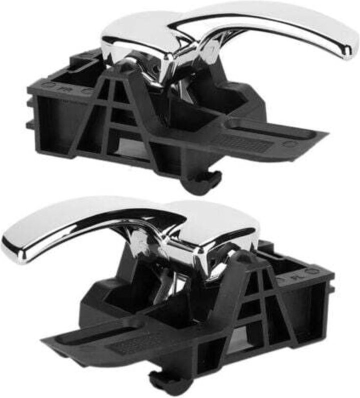 Jalleria - stücke Links & Rechts Chrome Interior Türgriff 80671-JD00E Passt für nissan qashqai 2004-2007