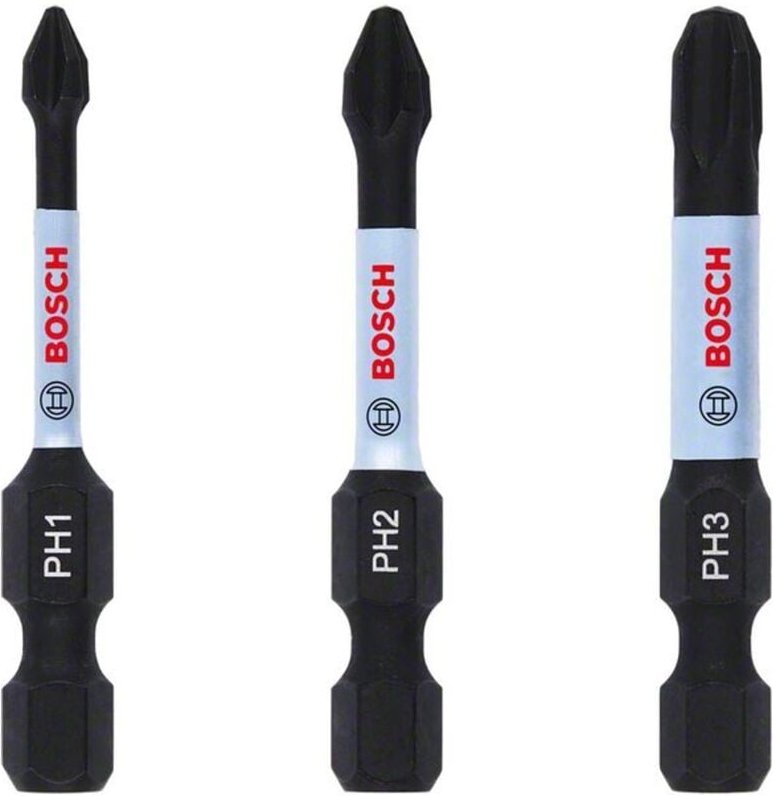 Accessories 2608522491 Kreuzschlitz-Bit 3teilig Kreuzschlitz Phillips - Bosch