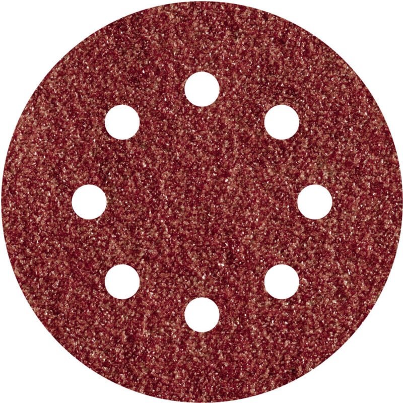 Wolfcraft - Haftschleifscheiben K120 ø 115 mm Korund 5 Stück für Exzenterschleifer