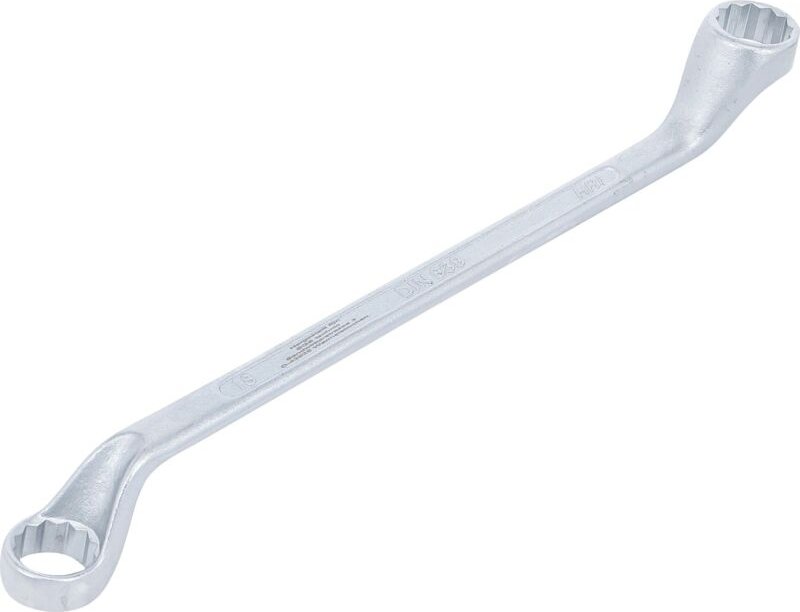 Bgs Doppel-Ringschlüssel gekröpft sw 18 x 19 mm - 1214-18x19