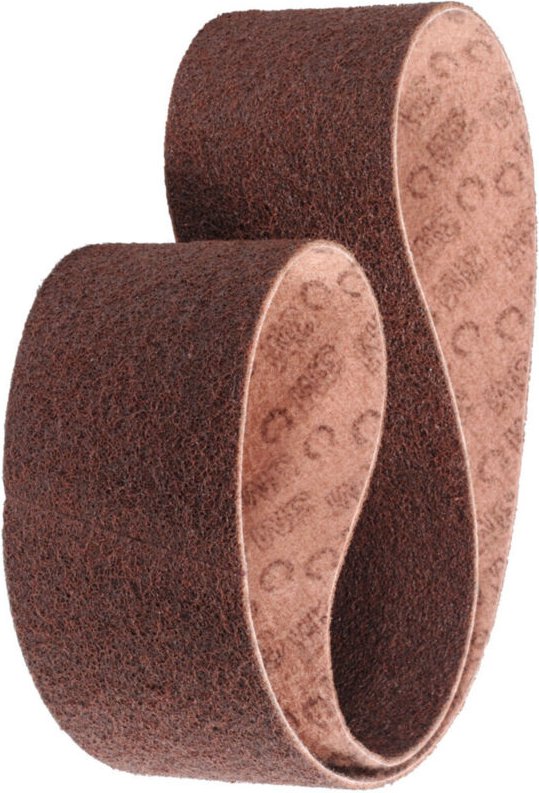 Vlies-Schleifband (a) sc-bl, 150 x 2000 mm, Körnungsvergleich: 180 - 3M