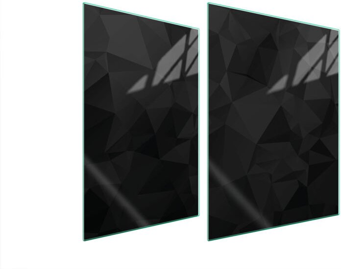 GLASSCHUTZPLATTE FÜR HERD 70x52 SCHWARZ