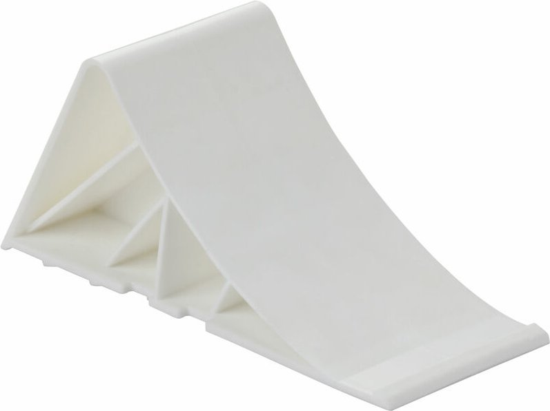 Dema - pvc Unterlegkeil weiß ohne Halter Bremskeil Hemmschuh Radkeil Anhänger Keil