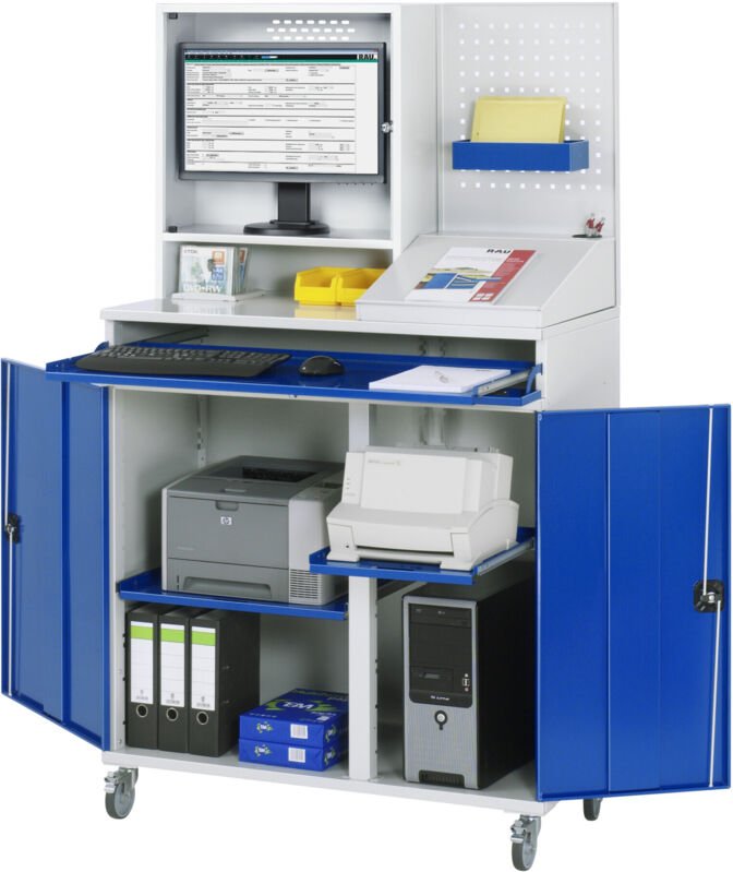 Computer-Schrank - Modell 67 BxTxH 1100x520x1860mm - RAU