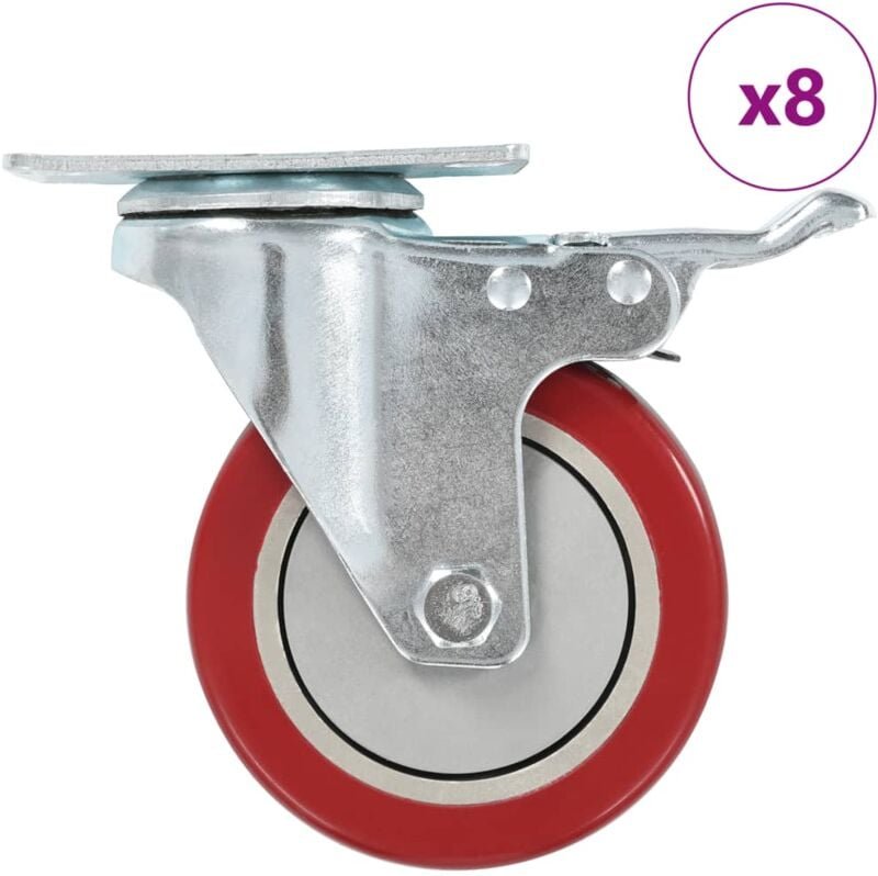 Lenkrollen 8 Stk. 100 mm Vidaxl