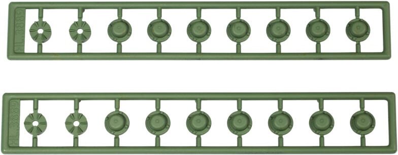 89-F Rahmen F Leopard 2A6 Führungsradabdeckungen Set L+R
